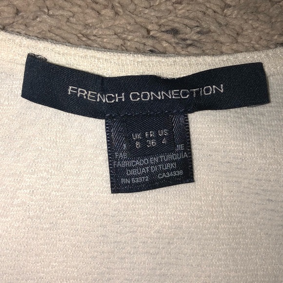 💛💛 White French Connection Dress size 4 - Picture 3 of 6